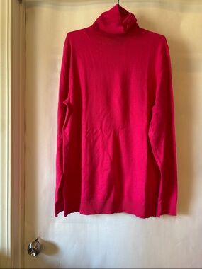 Amazon Essentials Women's Pink Turtleneck Sweater